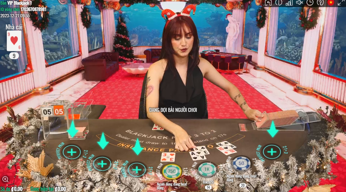 Blackjack là game chơi theo livestream tại Manclub