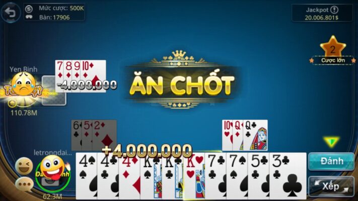 Chơi game bài Phỏm tại Manclub live