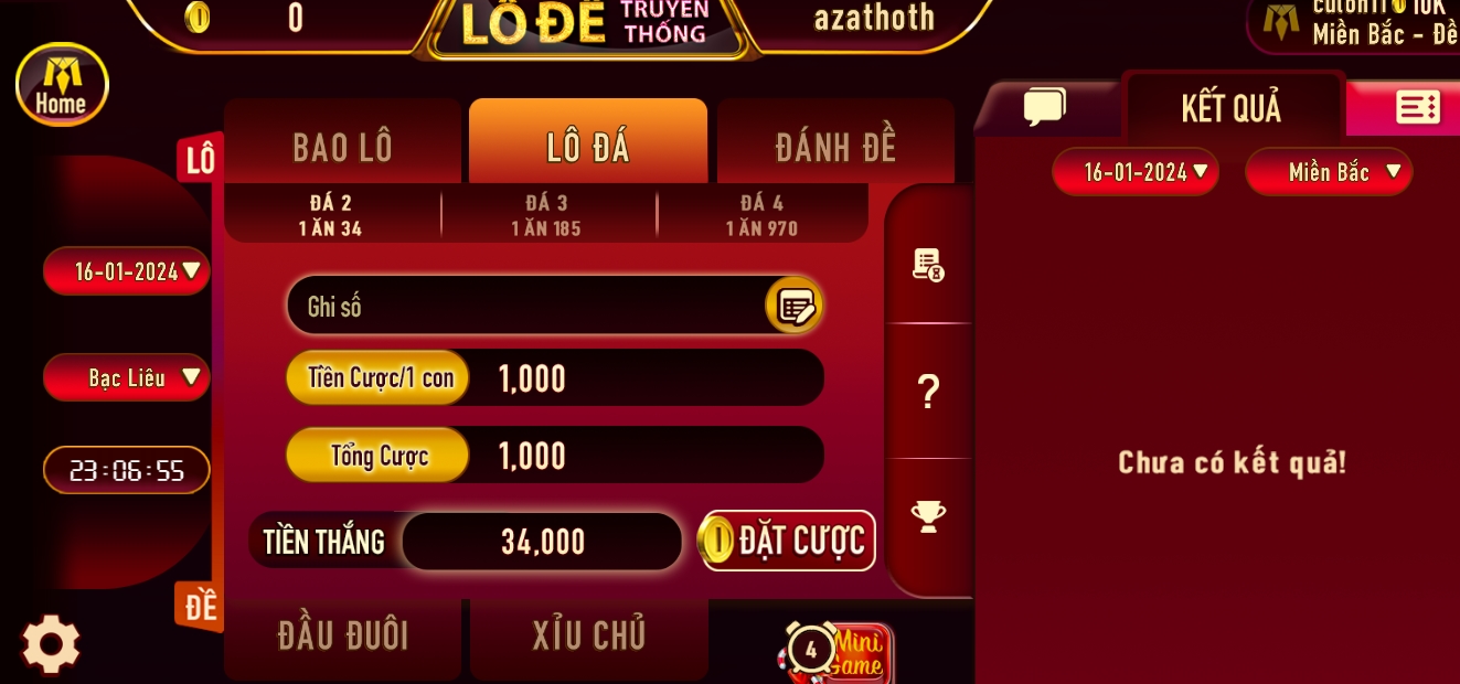 Cược lô đá tại địa chỉ game Manclub