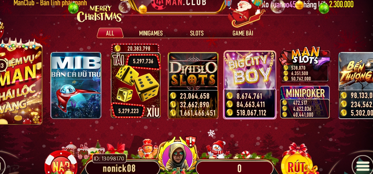 Thông tin nổi bật về cổng game Manclub