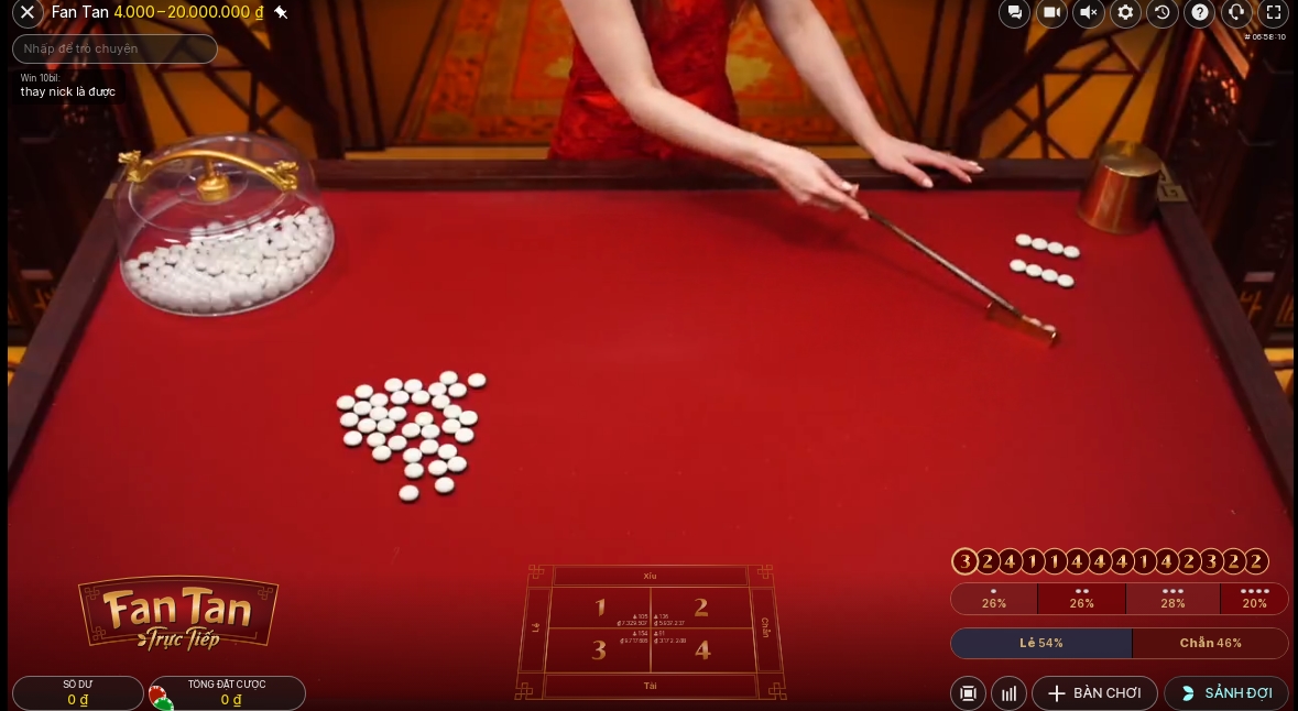 Tìm hiểu game casino Fan tan tại cổng game Manclub live